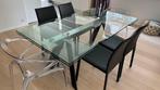 Set van 6 BoConcept eetkamerstoelen, Ophalen, Gebruikt, Zwart, Leer