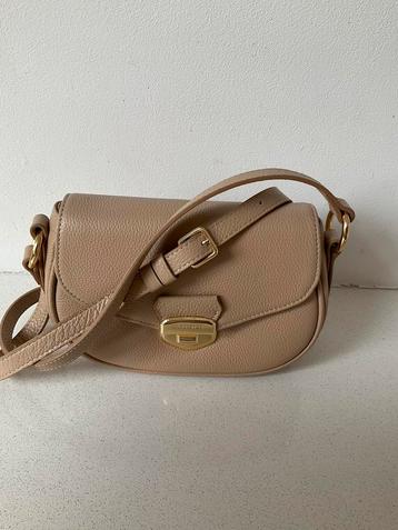 Crossover handtas lancaster, Enlèvement ou Envoi, Neuf, Beige, Sac à main