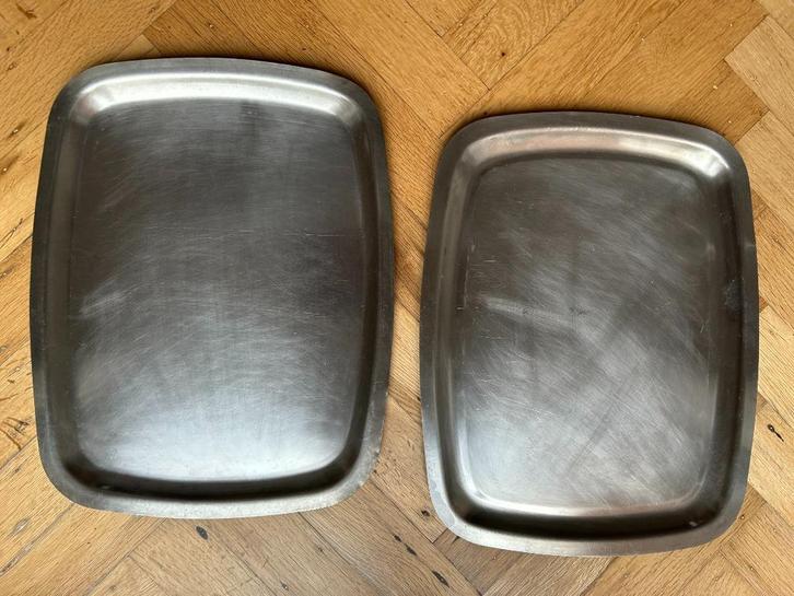 Ovenschaal, oven, bakplaat - roestvrij staal, Huis en Inrichting, Keuken | Keukenbenodigdheden, Gebruikt, Ophalen