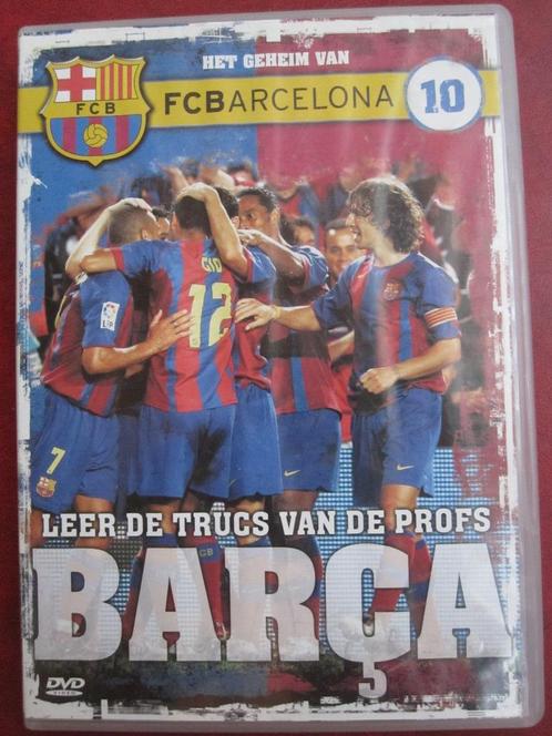FC Barcelona - Leer de trucs van de profs, Cd's en Dvd's, Dvd's | Sport en Fitness, Zo goed als nieuw, Cursus of Instructie, Voetbal