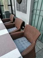 Zes armzetels van Vincent Sheppard, Huis en Inrichting, Ophalen, Zo goed als nieuw, Bruin, Vijf, Zes of meer stoelen
