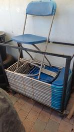 Plooistoelen, Tuin en Terras, Ophalen, Gebruikt, Metaal, Inklapbaar