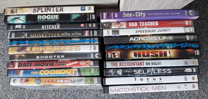 46 DVD's, CD & DVD, DVD | Action, Comme neuf, Enlèvement