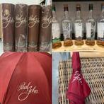 4x Paul John whisky 46% + platform met 5 flessen + paraplu, Ophalen of Verzenden