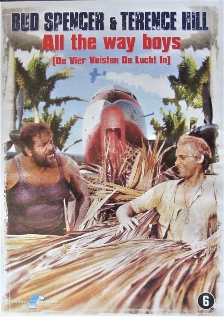 DVD KOMEDIE- ALL THE WAY BOYS (TERENCE HILL- BUD SPENCER), Cd's en Dvd's, Dvd's | Actie, Zo goed als nieuw, Actiekomedie, Alle leeftijden