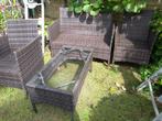 tuinset- loungset, Ophalen, 4 zitplaatsen, Kunststof, Gebruikt