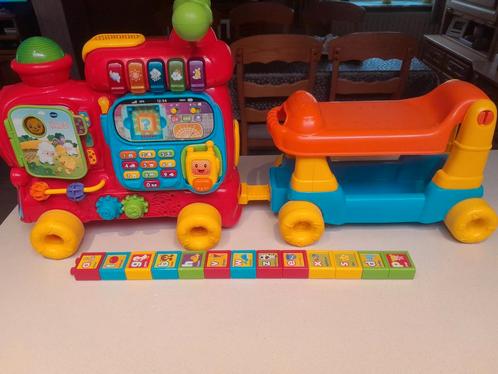 Vtech Baby Rijd & Leer letterlocomotief zgst., Kinderen en Baby's, Speelgoed | Vtech, Zo goed als nieuw, Ophalen