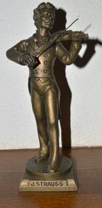 Beeld Johann Strauss 25 cm, Antiek en Kunst, Ophalen of Verzenden