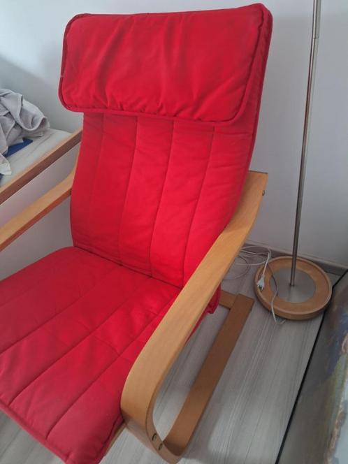 2 Poang zeteltjes ikea, Huis en Inrichting, Fauteuils, Gebruikt, Hout, Stof, 50 tot 75 cm, 75 tot 100 cm, Ophalen
