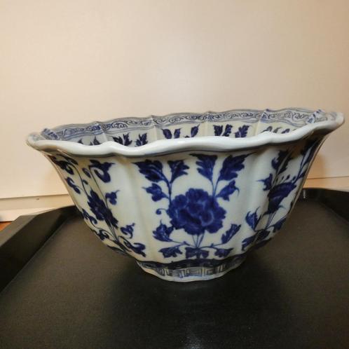 china gelobte blauw witte kom naar de  Wanli Ming periode, Antiek en Kunst, Antiek | Porselein, Ophalen of Verzenden