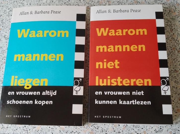 Lot van 3 x Waarom mannen en vrouwen ..., Boeken, Advies, Hulp en Training, Zo goed als nieuw, Ophalen of Verzenden