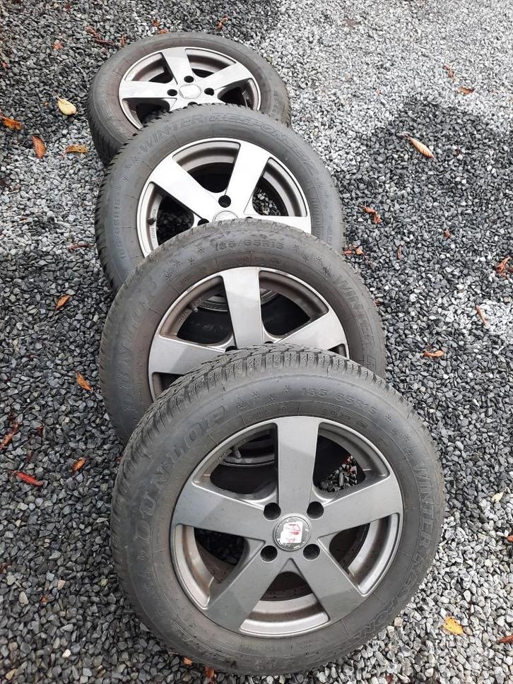 Roues hiver, Auto-onderdelen, Banden en Velgen, Banden en Velgen, Winterbanden, 15 inch, 185 mm, Personenwagen, Gebruikt, Ophalen