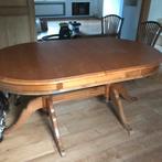 Mooie ovale dennenhouten tafel, Ophalen, Gebruikt, 50 tot 100 cm, 150 tot 200 cm