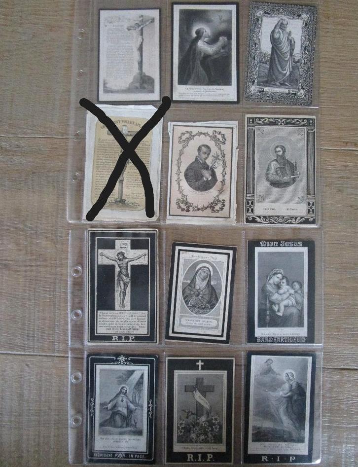 100 doods prentjes gestorven 1860 - 1900, Verzamelen, Bidprentjes en Rouwkaarten, Rouwkaart, Ophalen of Verzenden