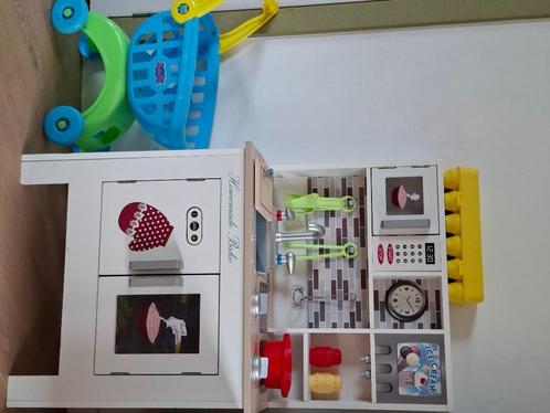 Speelkeukentje en toebehoren, Kinderen en Baby's, Speelgoed | Speelkeukens, Gebruikt, Speelkeuken, Hout, Ophalen