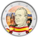 Pièce de 2 euros Espagne colorée, Timbres & Monnaies, Monnaies | Europe | Monnaies euro, 2 euros, Enlèvement ou Envoi, Espagne