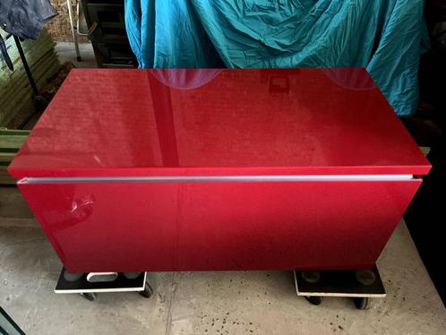 DVD/CD ladenkast / TV meubel Rood, Huis en Inrichting, Kasten | Ladekasten, Zo goed als nieuw, Minder dan 100 cm, 50 tot 100 cm