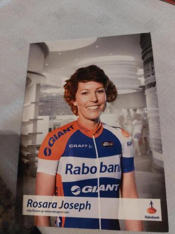Wielerkaart : Rosara Joseph / Rabobank beschikbaar voor biedingen
