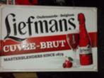 Beersign.Blikken Reclame.Liefmans.Kriek.Gueuze, Ophalen of Verzenden, Zo goed als nieuw, Reclamebord, Plaat of Schild, Overige merken