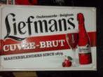 Beersign.Blikken Reclame.Liefmans.Kriek.Gueuze, Panneau, Plaque ou Plaquette publicitaire, Comme neuf, Autres marques, Enlèvement ou Envoi