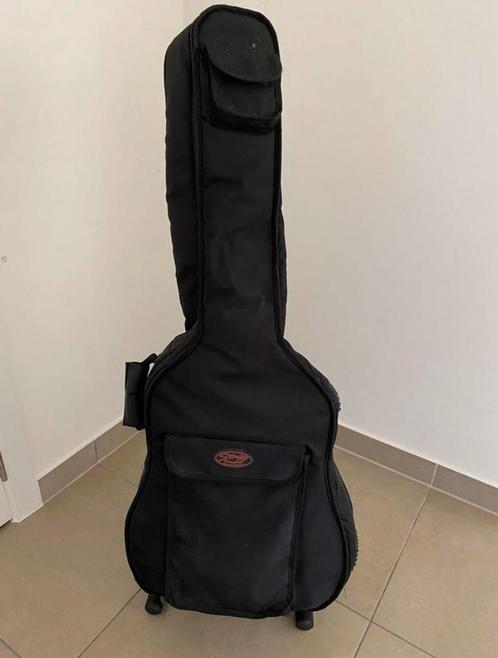Akoestisch-elektrisch gitaar (Cool) met ingebouwde regelaars, Muziek en Instrumenten, Behuizingen en Koffers, Zo goed als nieuw