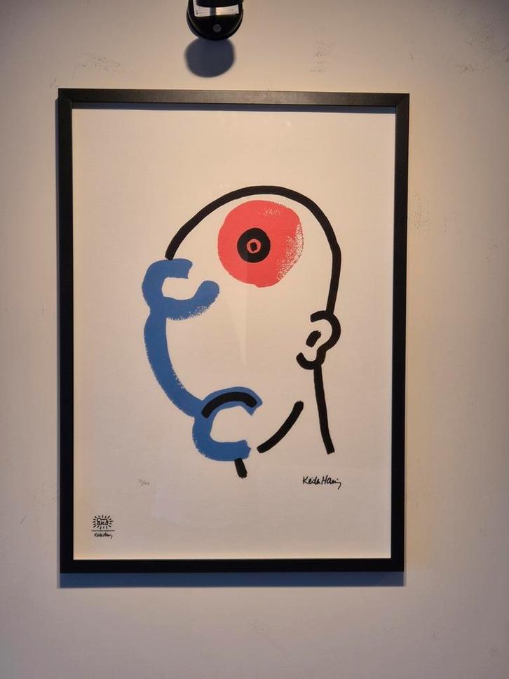 Keith Haring Litho, Antiek en Kunst, Kunst | Litho's en Zeefdrukken, Ophalen