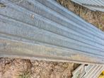 Drie gegolfde dakplaten te koop, Doe-het-zelf en Bouw, Ophalen, Gebruikt, 5 tot 10 m², Golfplaat
