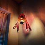 Vintage Val Saint Lambert kristalglazen hanglamp., Ophalen of Verzenden