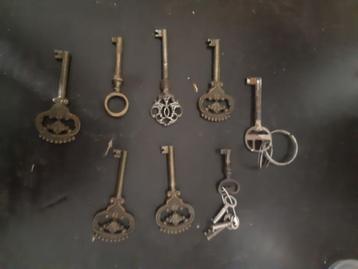 ancienne clefs pour collectionneurs, Antiquités & Art, Enlèvement ou Envoi