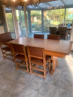 Massief eiken tafel, Maison & Meubles, Salles à manger complètes, Enlèvement, Utilisé, Klassiek, 6 à 8 chaises