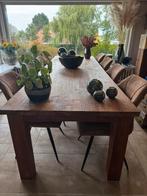 Teak tafel, Huis en Inrichting, Tafels | Eettafels, Ophalen, Gebruikt, Rechthoekig, Teakhout