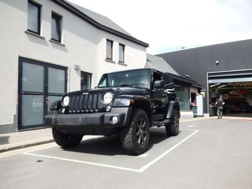 Jeep Wrangler 3.6i V6 Sahara edition *45000km* (bj 2016), Auto's, Jeep, Gebruikt, Zwart, Leder, Bedrijf