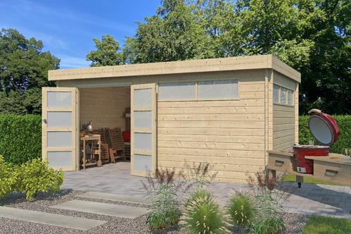 NIEUW modern tuinhuis 4601ISO - 44mm dik, Hobby en Vrije tijd, Overige Hobby en Vrije tijd, Nieuw, Verzenden