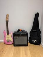 Stratocaster Squire mini elektrische gitaar, Muziek en Instrumenten, Snaarinstrumenten | Gitaren | Elektrisch, Ophalen, Zo goed als nieuw