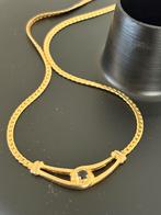 Vintage gouden halsketting, Handtassen en Accessoires, Antieke sieraden, Verzenden, Ketting, Verguld
