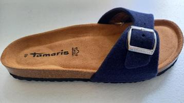 Nieuwe damesslippers Tamaris maat 40 beschikbaar voor biedingen