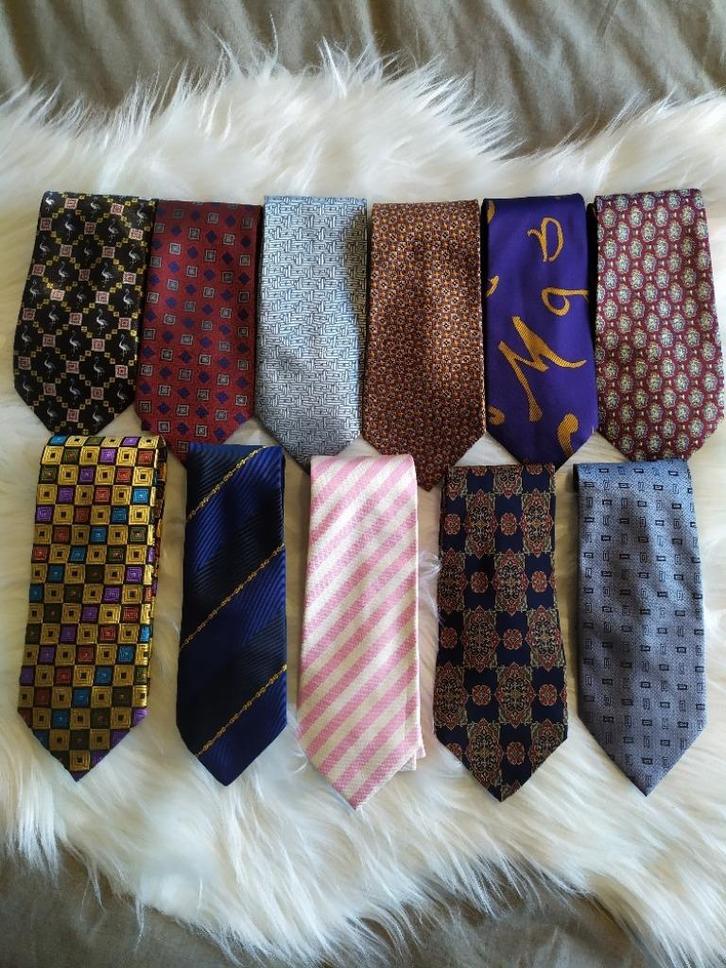 Lot 11 cravates marques diverses, Kleding | Heren, Stropdassen, Ophalen of Verzenden