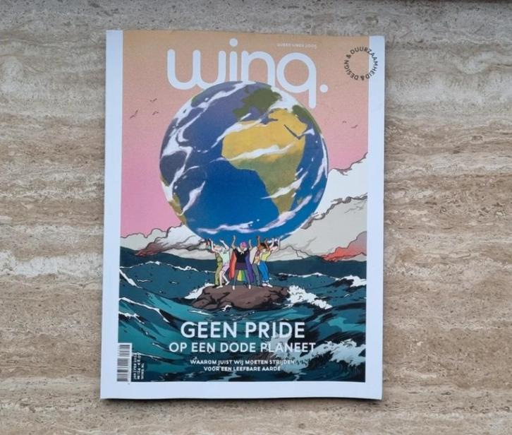 Queer / Gay magazine Winq, Geen pride op dode planeet, 124, Boeken, Tijdschriften en Kranten, Nieuw, Ophalen of Verzenden