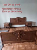 eiken slaapkamer, Huis en Inrichting, Slaapkamer | Complete slaapkamers, Ophalen, Zo goed als nieuw