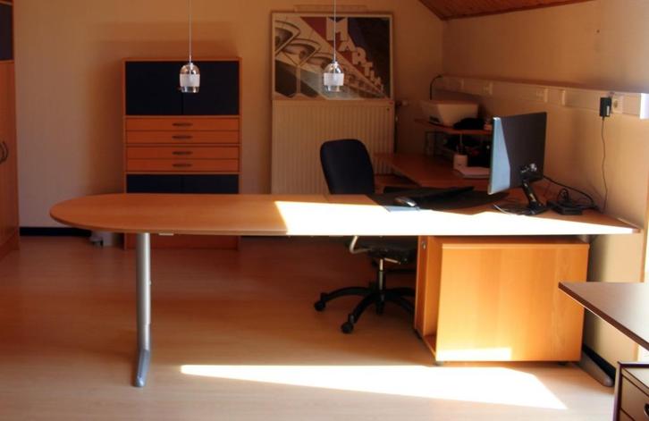 Bureautafel - hoekbureel, Huis en Inrichting, Bureaus, Gebruikt, Bureau, Ophalen