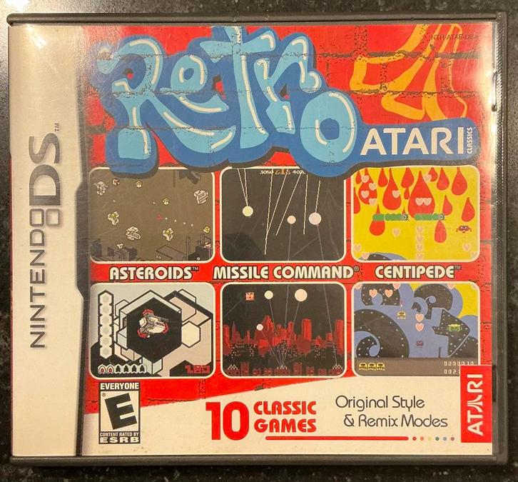 NINTENDO DS Retro ATARI game spel 2004-2005, Games en Spelcomputers, Games | Nintendo DS, Zo goed als nieuw, Strategie en Constructie