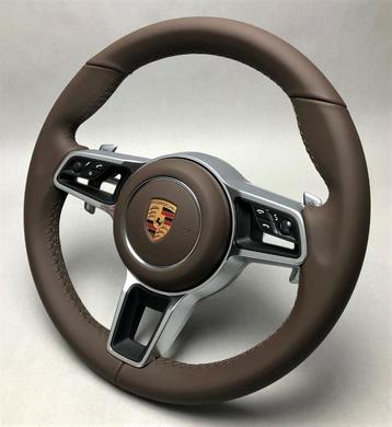 Volant Porsche complet en cuir marron, Enlèvement ou Envoi, Neuf, Porsche