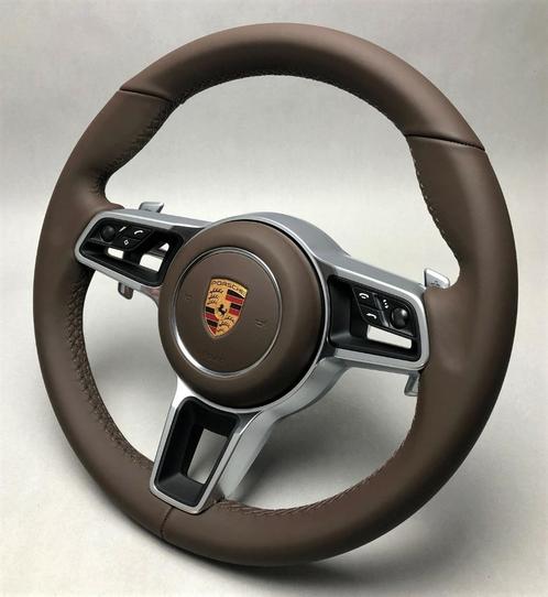Porsche stuur compleet bruin leer, Auto-onderdelen, Besturing, Porsche, Nieuw, Ophalen of Verzenden