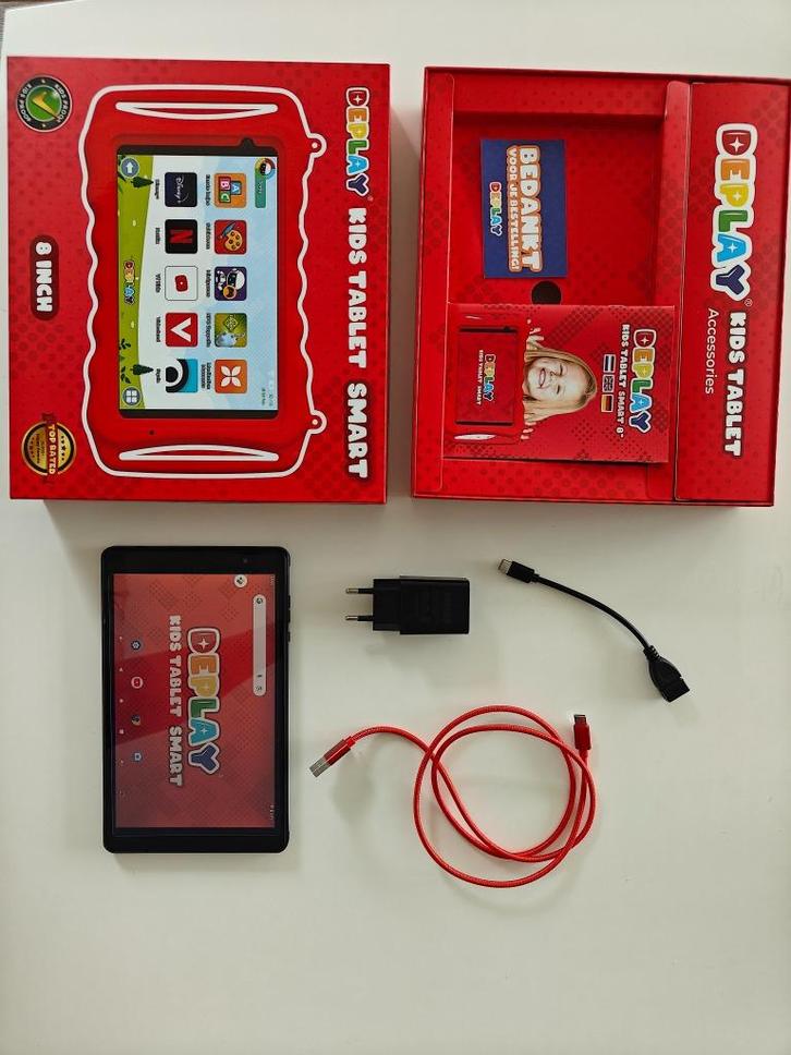 Deplay SMART 8 inch - kids tablet, Computers en Software, Android Tablets, Zo goed als nieuw, Wi-Fi, 8 inch, 64 GB, Uitbreidbaar geheugen