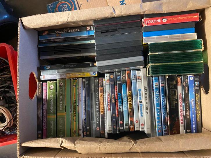 Volle bananendoos met originele dvd’s, Cd's en Dvd's, Dvd's | Overige Dvd's, Gebruikt, Ophalen