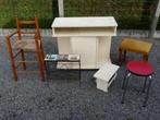Lot oude / vintage / antieke meubeltjes, Antiek en Kunst, Ophalen