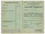 CM Lidmaatschapskaart 1948, Enlèvement ou Envoi