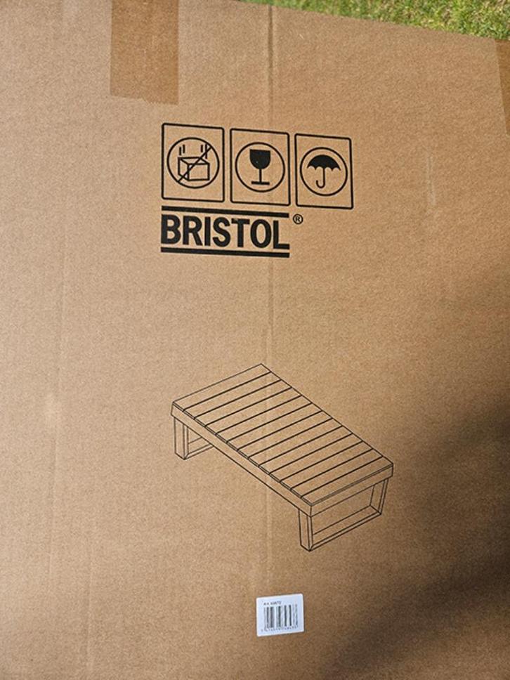 Nieuwe loungetafel in wit aluminium, Tuin en Terras, Tuinsets en Loungesets, Nieuw, Loungeset, Aluminium, Bijzettafel, Ophalen