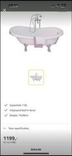 Landelijk bad, Doe-het-zelf en Bouw, Sanitair, Ophalen, Zo goed als nieuw, Bad