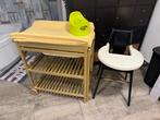 Gratis: verschoontafel/babybadje + kinderstoel + potje, Ophalen, Gebruikt